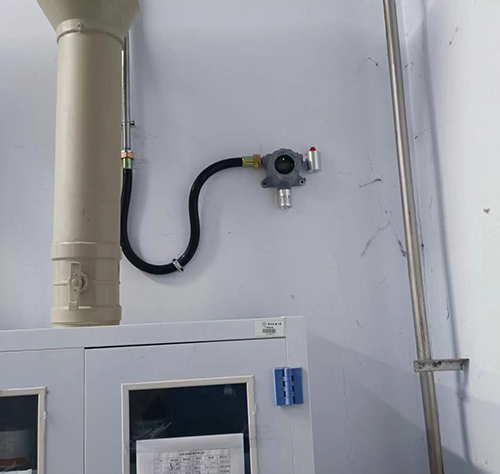 實驗室氣瓶柜電石氣檢測儀應用案例